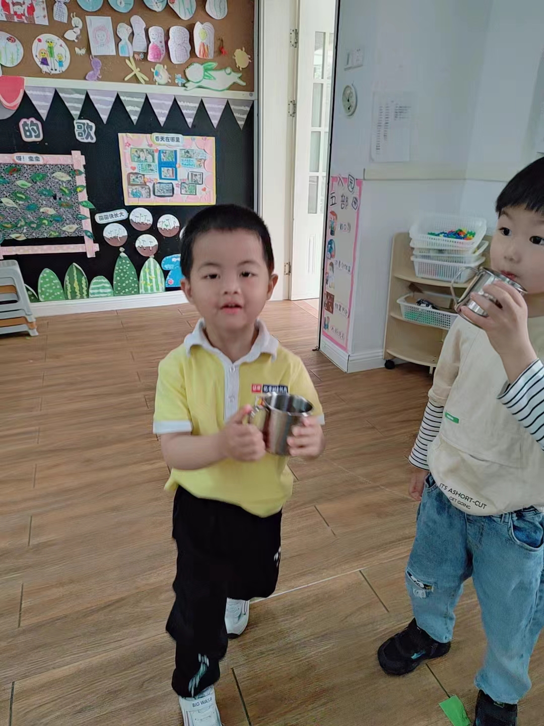 喝水